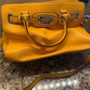 Michael Kors Vibrant Orange Satchel
